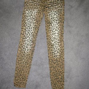 Almost Famous Clothing NYC- Animal print jeans